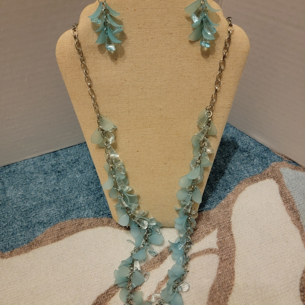 Elegant Blue Jewelry Set